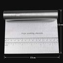 Stainless Steel Dough Bench Scraper Wooden Handle Cake Slicer Pastry Cutter