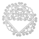 Flower Frame Metal Cutting Dies Stencils DIY Scrapbooking Paper Cart Decor