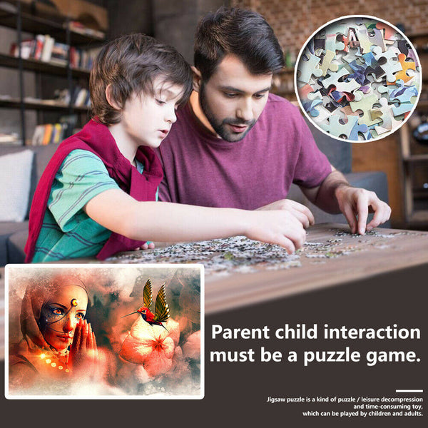 Beauty Bird Paper Puzzles 1000pcs for Adults Kids DIY Jigsaw Picture Toys