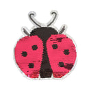 ladybug reversible change color sequins sew on patches for clothes diy appliquJR