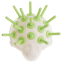 Porcupine Bobbin Holder Green & White Color Art and Craft Product
