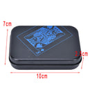 Metal Box Plastic Pvc Black Poker Waterproof Playing Cards Novelty-Collection 3C