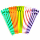 40 x Multicolour Childrens Plastic 9.2cm Needles. For Sewing, Binca, Tapest