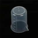 2pcs 100mL Clear Plastic Graduated Measuring Cup Jug Beaker Lab Tool JC~ï¼ˆ