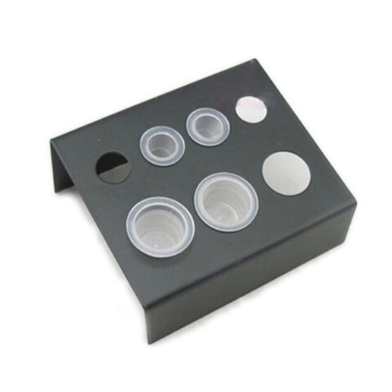 Pro  Stainless Steel Tattoo Pigment Ink Cup Cap Holder Machine Shelf Stand Gw
