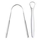 2x Stainless Steel Tongue Tounge Cleaner Scraper Dental Care Hygiene Mouth Oral