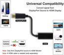 Display Port to HDMI Male Female Adapter Converter Cable Display Port DP to HDMI