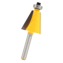 Carbide Tipped 15 Degree Chamfer Router Bit 1/2'' Shank Fits Flooring,Tables