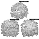 1000pcs Plastic Disposable Tattoo Ink Cap Mix Size Pigment Holder Container A