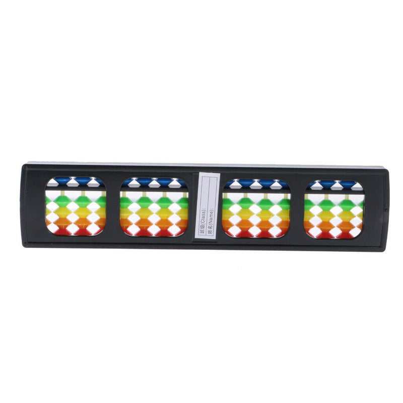 Portable Abacus 17 Rods Beads Column Arithmetic Tool Math Learn Business