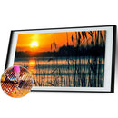 100x40cm Sunset Reed Marshes Diamond Painting Full Round Drill Cross Stitch