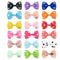 20Pcs Baby Girls Dot Hair Bows Band Boutique Alligator Clip Grosgrain Ribbon FT
