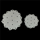 2X tattooing flowers Metal Cutting Dies for DIY Scrapbooking Album Card Decor LJ
