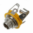 New Stereo Output 1/4" 6.35mm Jacks Socket For Electric Guitar Switch Repai G7E1