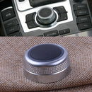 Multimedia Main Rotary Knob Cap Menu Control Switch Cover fit for Audi A6 A8 RS6