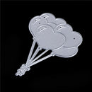 Love Heart Balloon Metal Cut Die DIY Scrapbooking Embossing Craft Stencil BIL OZ