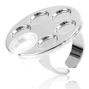 Stainless Steel Color Display Palette Pallet False Nail Art Gel Polish Varn