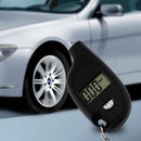 Black Car Auto LCD Digital Tyre Tire Pressure Gauge Meter Keychain Bla LEE