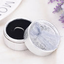 Lace Bow Tie Round Paper Velveteen Cardboard Ring Box Jewelry Accessories Box FT