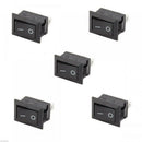 Lots 10Pcs Car Truck Boat Round Rocker 12V 16A 2-Pin ON/OFF Toggle SPST Switches