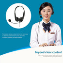 Online Teaching Learning Call Center Headphone USB Wired Line Control Headset