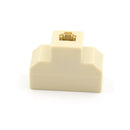 1PC RJ11 Splitter 3 Way Adapter 1 M to 3 F RJ-11 6P4C Phone Jack Splitter N Bj