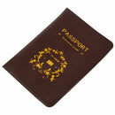 Organizer Passport cover plastic Passport Holder Vine Of Flower-Coffee