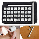1mm DIY Craft Art Leather Stamping Tool Set Stainless Steel Handmade Ornament