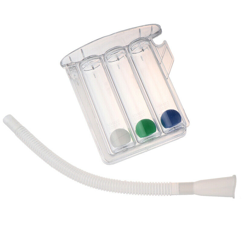 Deep Breathing Lung Capacity Exerciser Hygienic Respiratory Spirometry Traine@