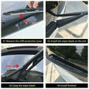 for Chevrolet Trailblazer Envoy Buick Rainier Windshield Wiper Arm Blade Se