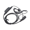 5X(G Shape Earpiece Headset Ppt For 2 Pin Kenwood For Puxing Quansheng Wei X9X9)