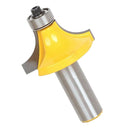 2pcs Woodworking Chisel Tool, 1/4 and 1/2 Shank Round Over Beading Router Bit,