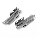2pcs 80 Degree Sprung Hinges Cabinet Door Lift Up Stay Flap Top Support