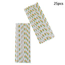 25pcs/lot Pineapple Drinking Paper Straws  Decoration Gift Party Event Supply OZ