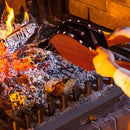Wooden Fireplace Bellows Air Blower Camping BBQ Grill Hand Fire Tools 48 x 18cm