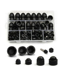 145Pcs Hex Nut Cover Protective M4-M12 Bolt Cap Protection Caps Covers Expo J9J9