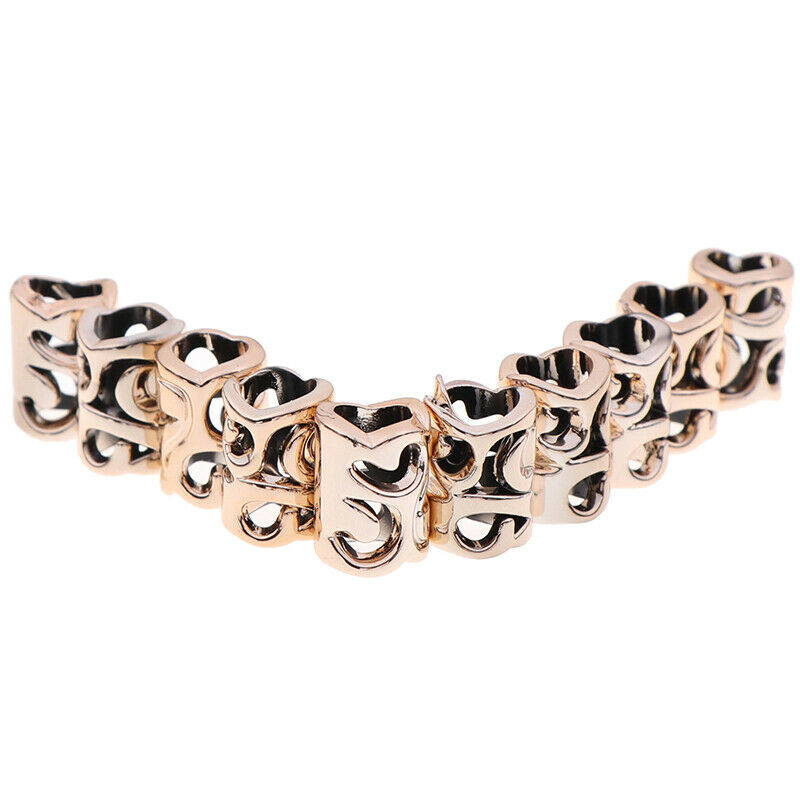 10Pcs/Set Hair Coil Dreadlocks Braid Tube Rings Metal Cuffs Hair Jewelry Dec OZ