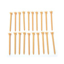100 Pcs Pack Professional Frictionless Golf Tee Wheat Golf Tees Plastic 70mm MOA