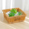 Retro Style Durable Wooden Succulent Plants Handmade Square Flower Pot Mult