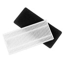 17Pcs Side Brush Caster Filter for ECOVACS DEEBOT 600 601 605 710 N79 N79S  U3A3