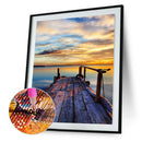 Scenery 5D DIY Full Round Drill Diamond Painting Cross Stitch Art (B953)