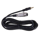 2.5M 3-Pin XLR Female to 3.5mm 1/8'' Male Plug Cable, High-Fidelity Sound