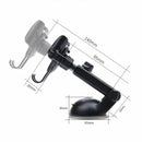 Black Car Phone Suction Cup Adjustable Mounting Bracket For Smartphones EDB