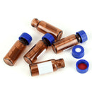 5pcs 2ml Brown screw chromatographic write bottle autosampler headspace vials JR