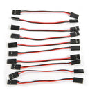 10Pcs 10cm Servo Extension Lead Wire Cable MALE TO MALE N4L3