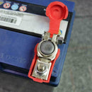 1Pair Car Battery Terminal Adjustable Clamp Clip Connector Nagative Positive