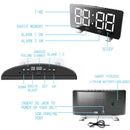 Digital Alarm Clock Radio, FM Radio Alarm Clock, USB Port for Charging, Lar