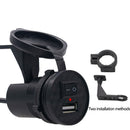 USB Motorcycle Mobile Phone Power Supply Charger Socket 12V Waterproof fgh