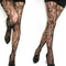 Women'S Black Lace Fishnet Hollow Patterned Pantyhose Tights Stocking Linger Hn