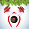 Cartoon Flashing Christmas Headband Light Up Accessories (Santa Claus)